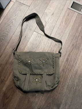Vintage Steve Madden canvas messanger bag